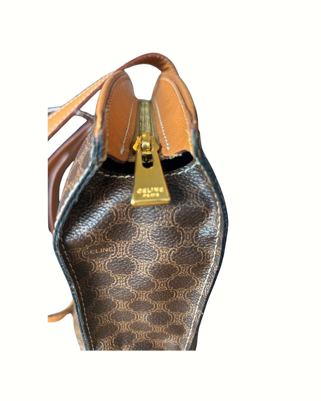 Celine Triomphe Print Tote
Tan Brown