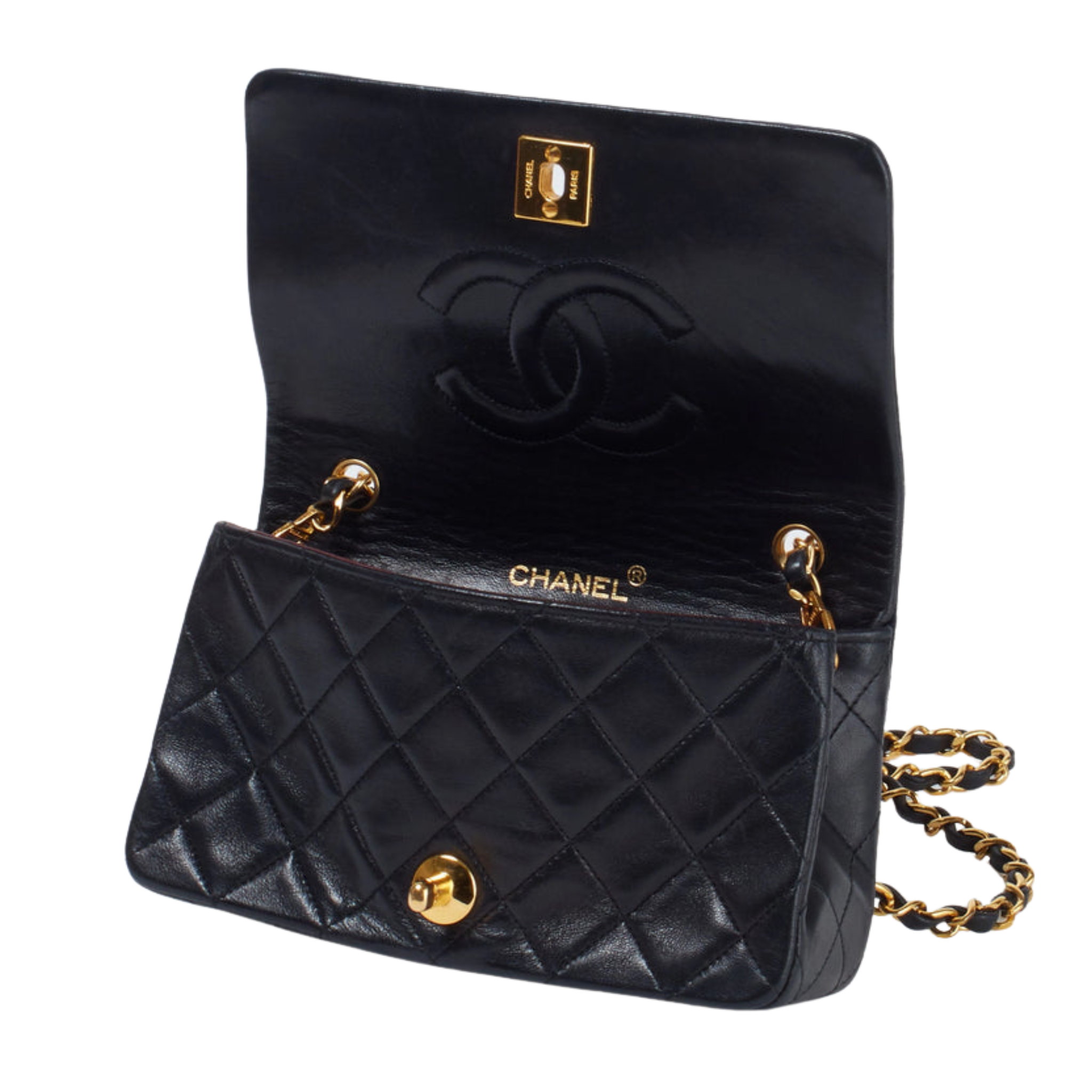 Chanel Mini Matelasse 19 Lambskin Shoulder Bag