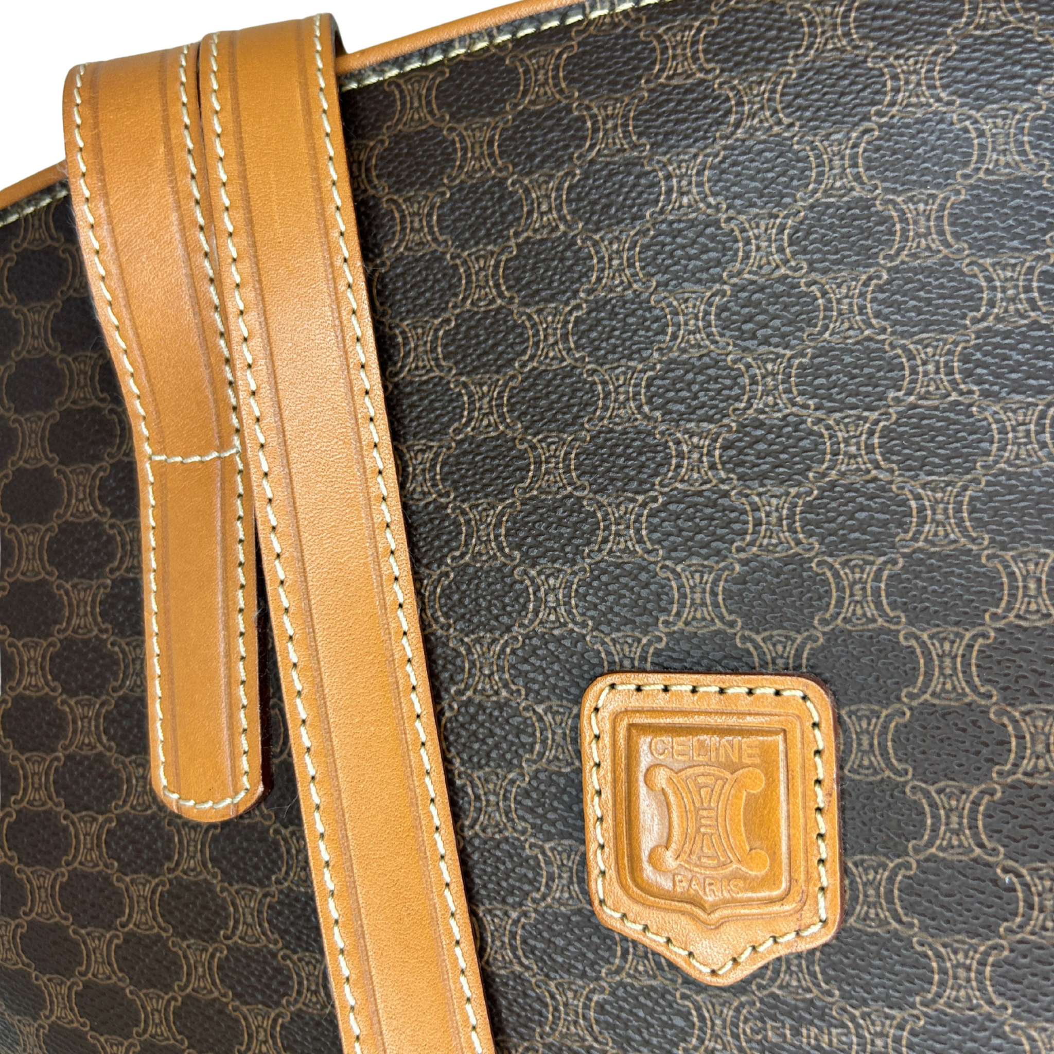 Celine Triomphe Print Tote