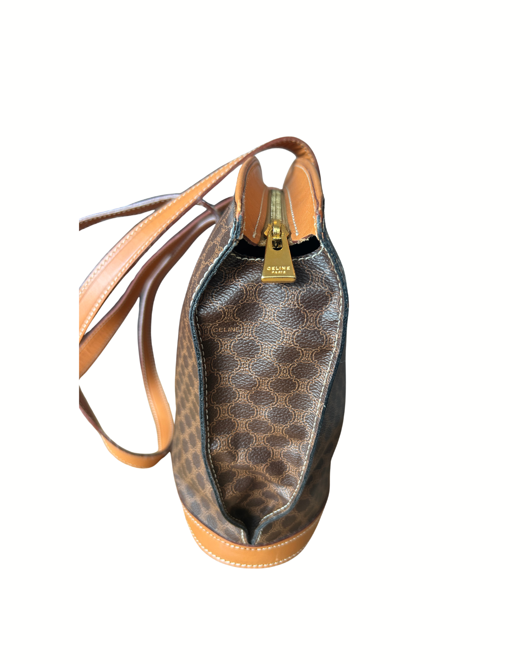 Celine Triomphe Print Tote
Tan Brown