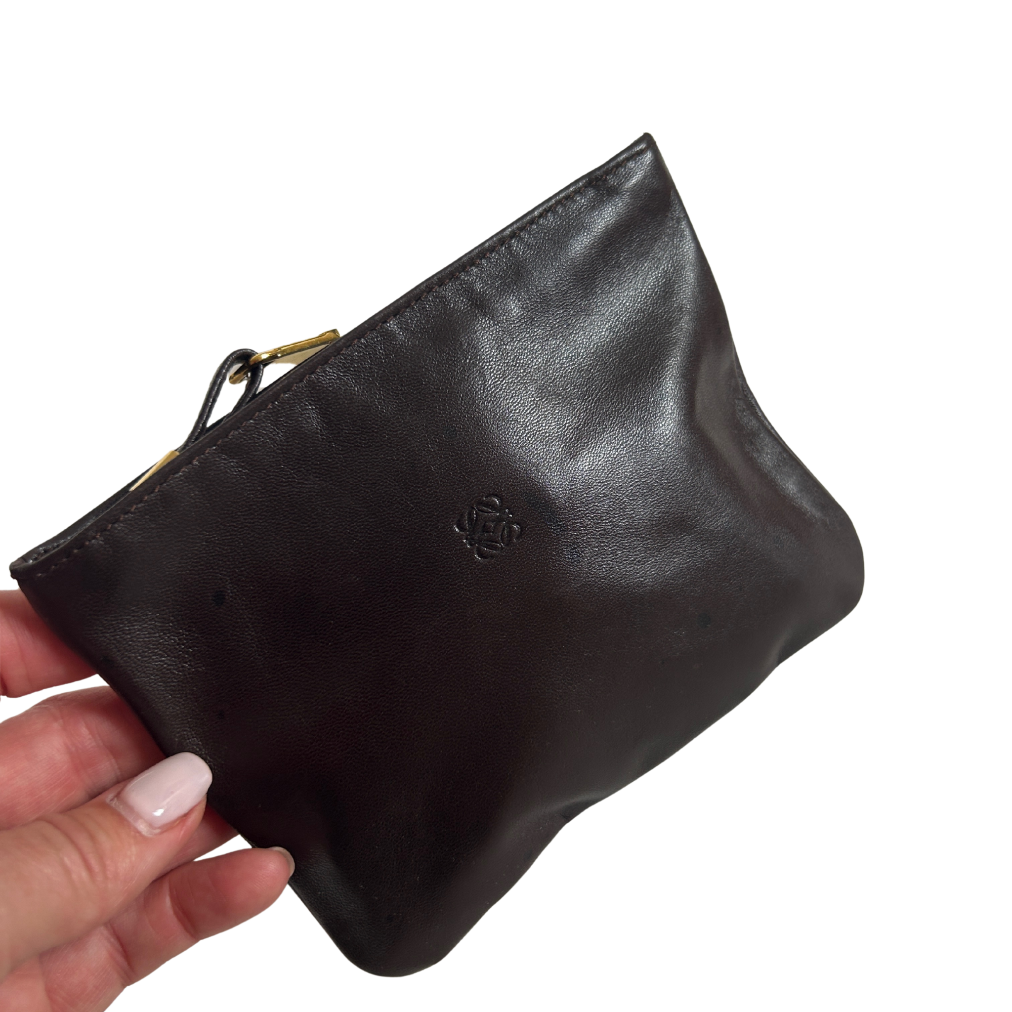 Loewe Purse - Chocolate Brown Leather