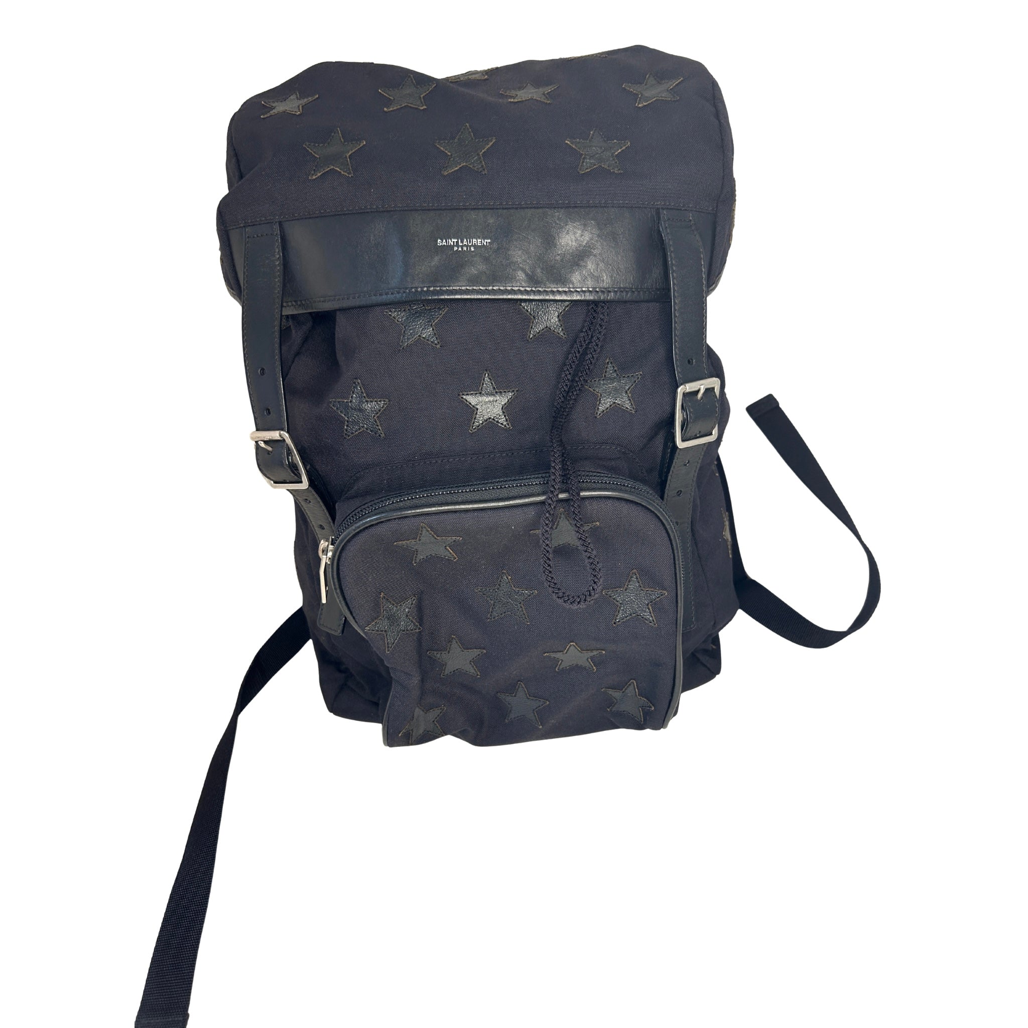 Saint Laurent Backpack Canvas/Leather