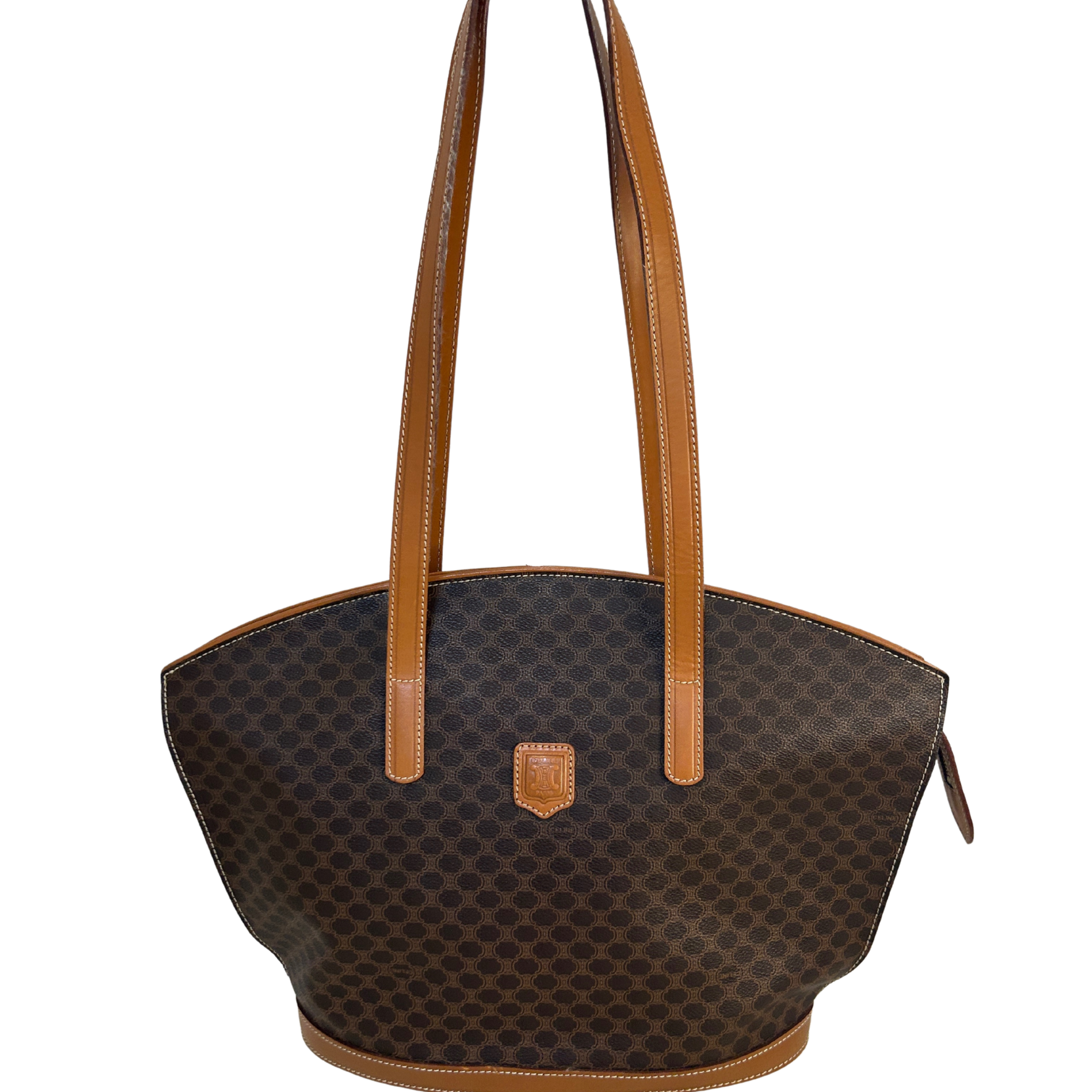 Celine Triomphe Print Tote
Tan Brown