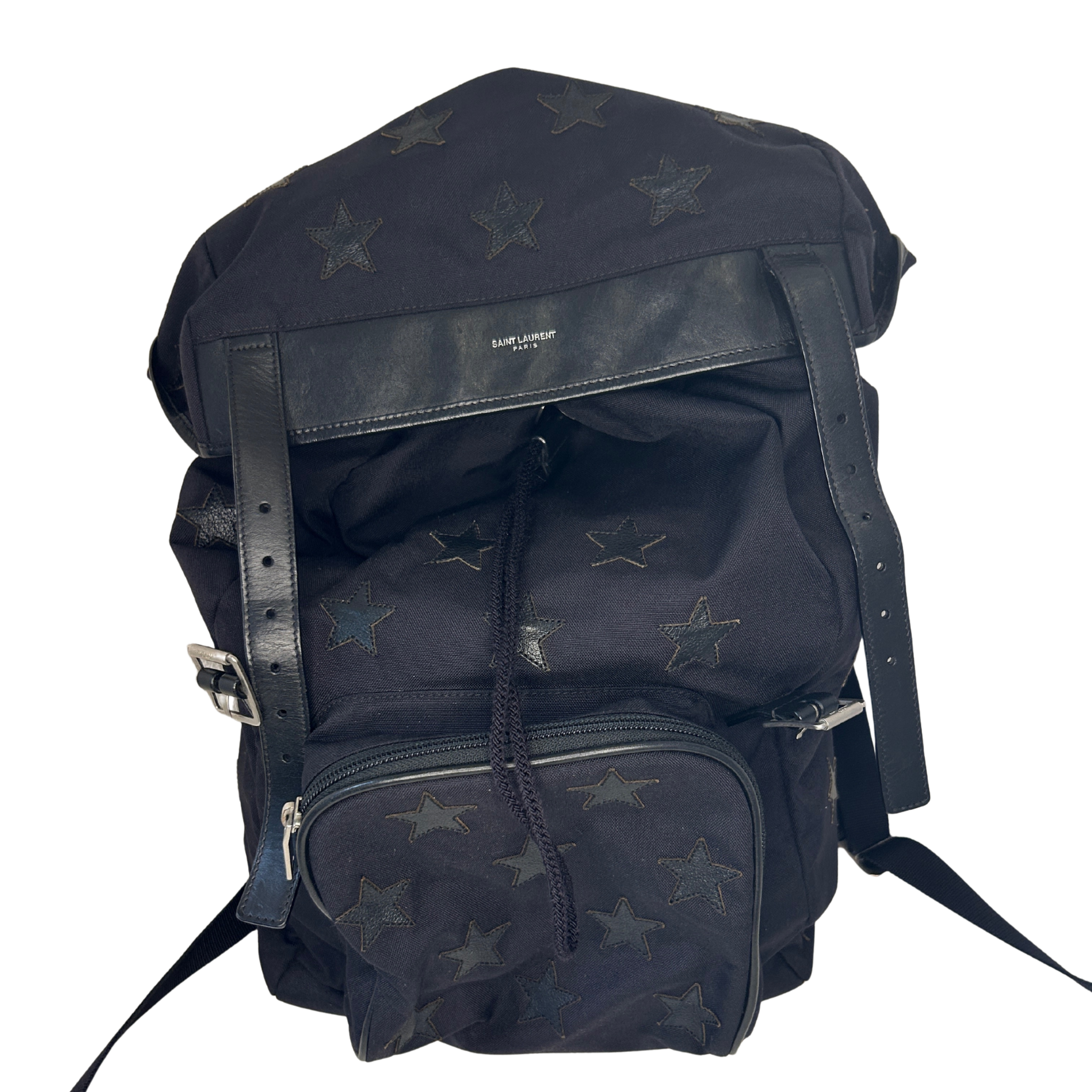 Saint Laurent Backpack Canvas/Leather