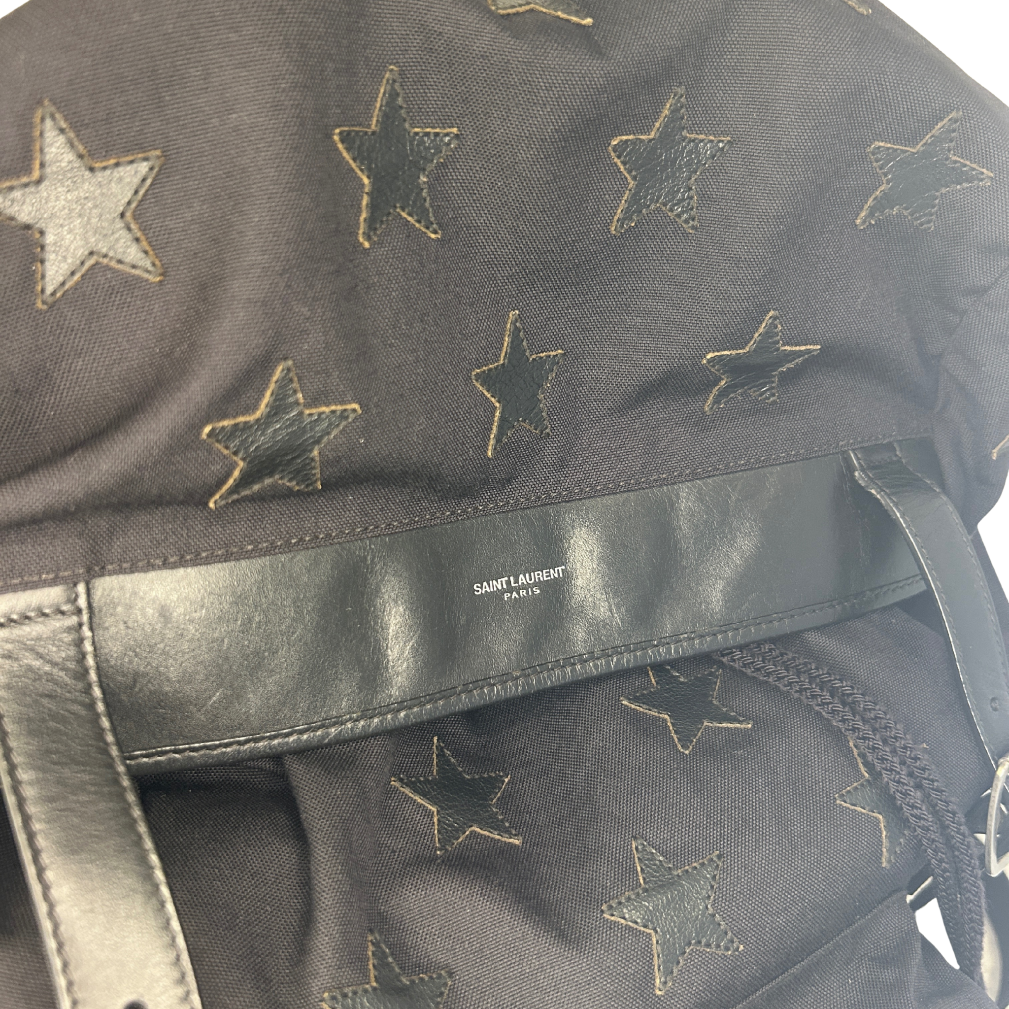 Saint Laurent Backpack Canvas/Leather