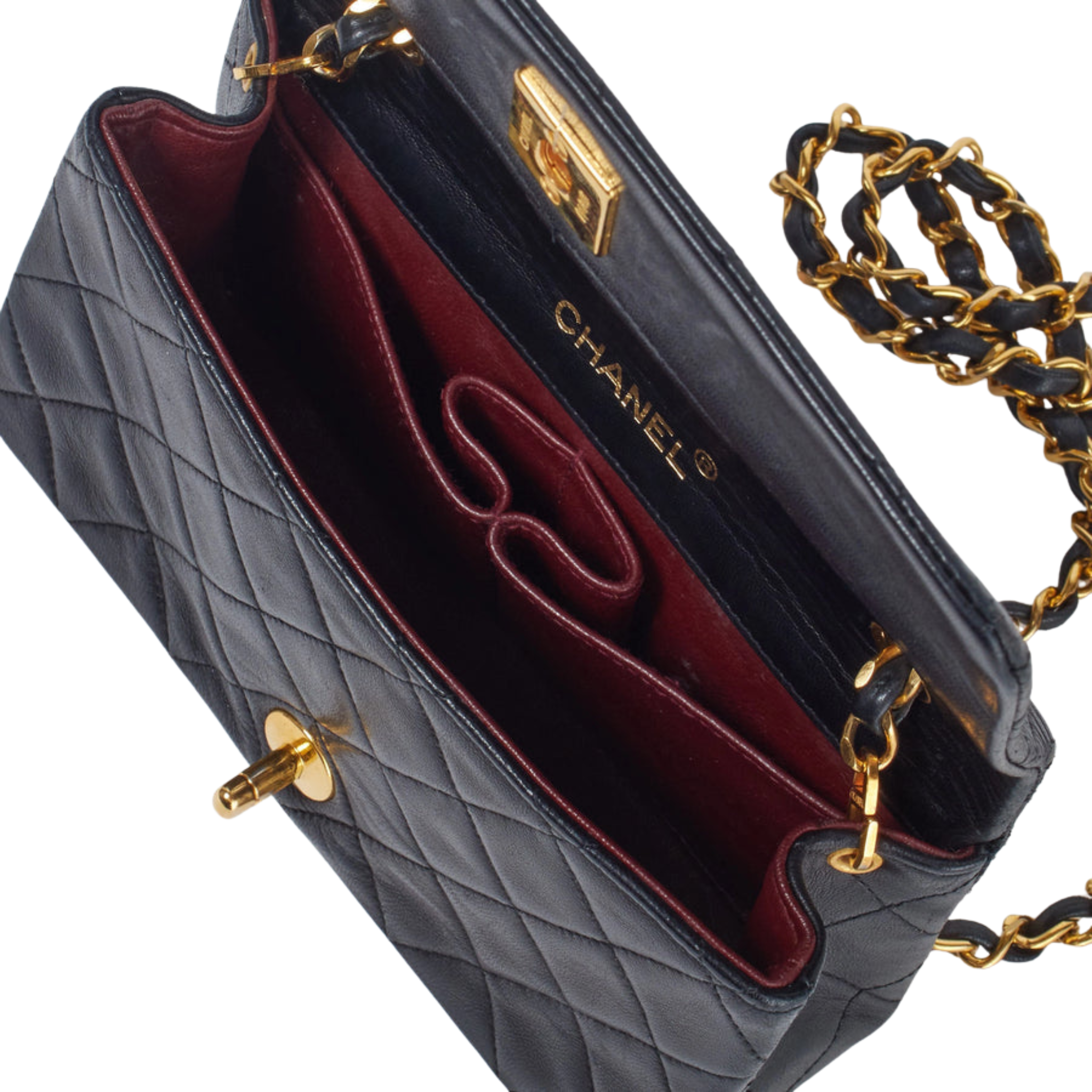 Chanel Mini Matelasse 19 Lambskin Shoulder Bag