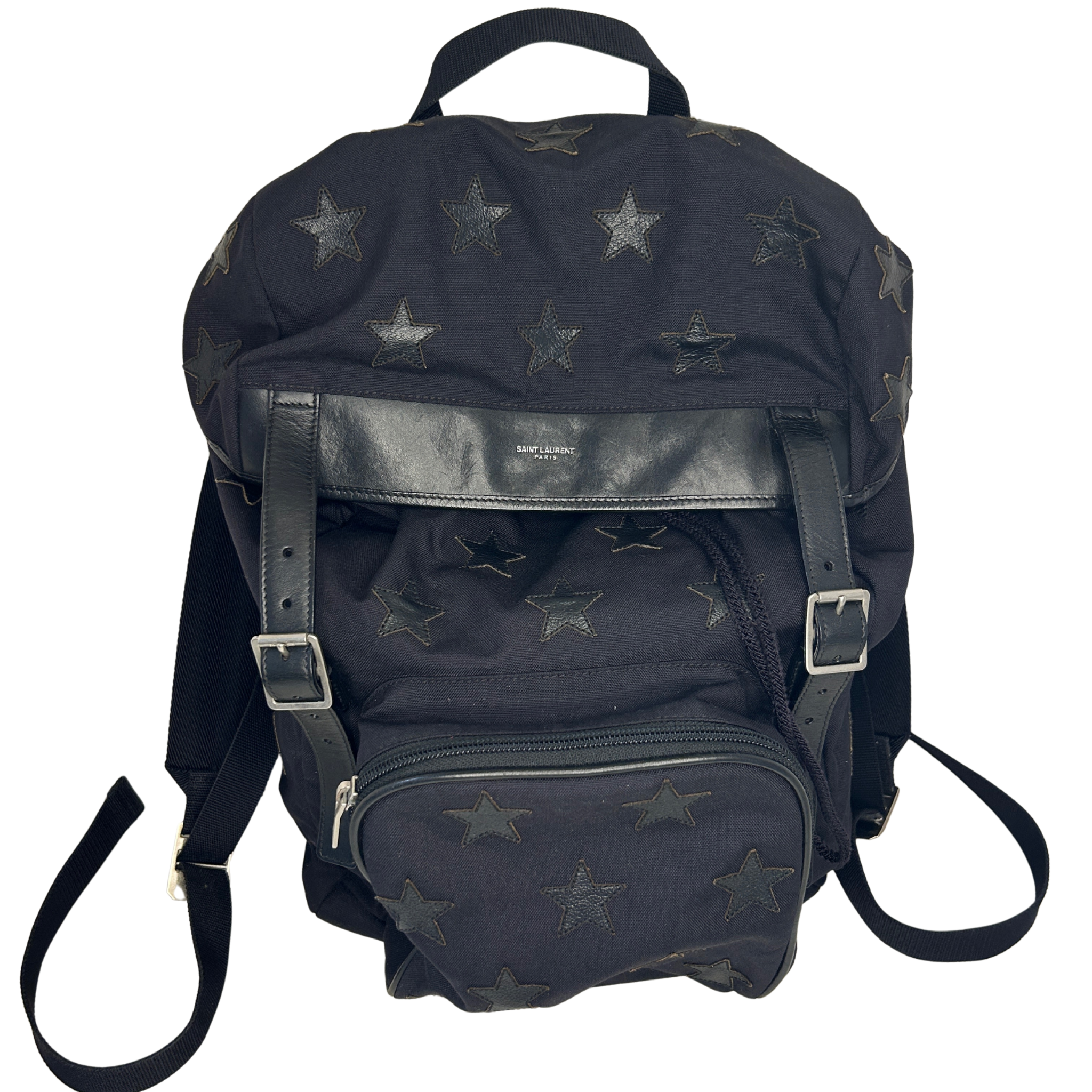 Saint Laurent Backpack Canvas/Leather